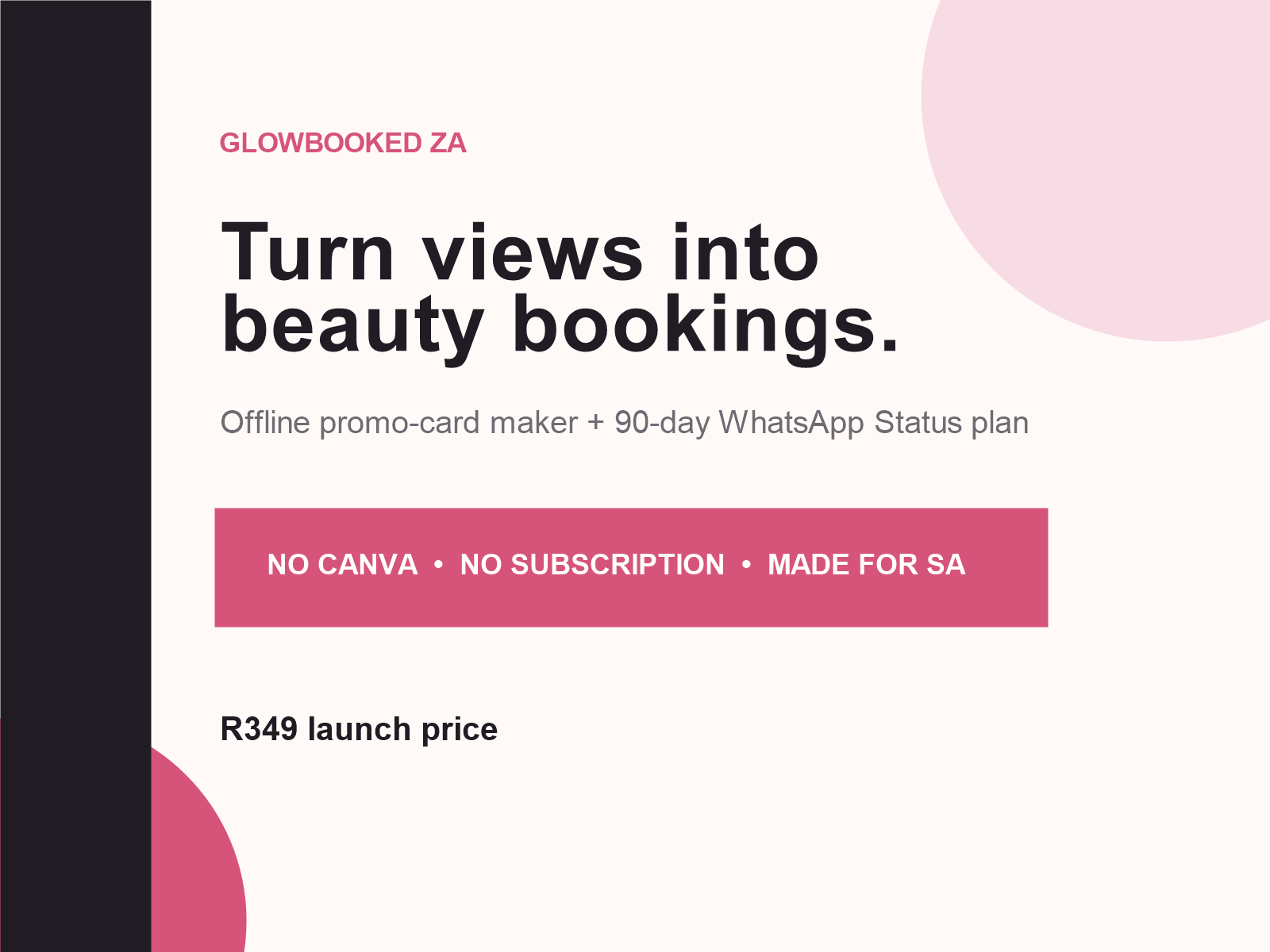GlowBooked ZA product cover